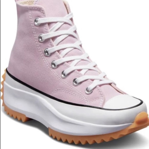 Brand new Converse Run Star Hike Hi Platform Sneakers in Himalayan Salt color - Picture 3 of 9